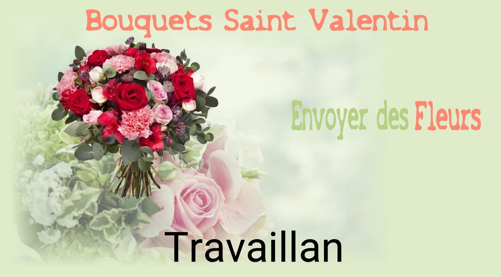 Roses de Saint-Valentin livrées à Travaillan